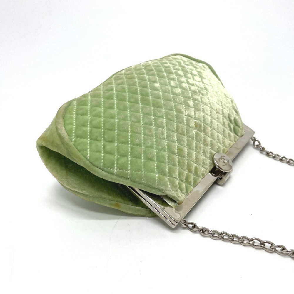 CHANEL Green Logo Shoulder Bag - Picture 3 of 13